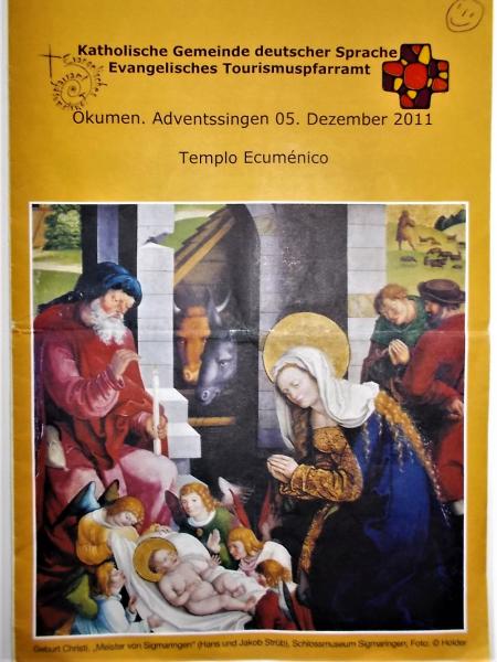 Name:  Lieder-Heftchen vom 05. Dezember 2011 zum Advendssingen im Templo Ecumnicuo.jpg
Hits: 161
Gre:  49,8 KB